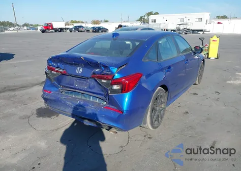 2024 Honda Civic Sport z USA, uszkodzony, nr VIN 2HGFE2F5XRH552092